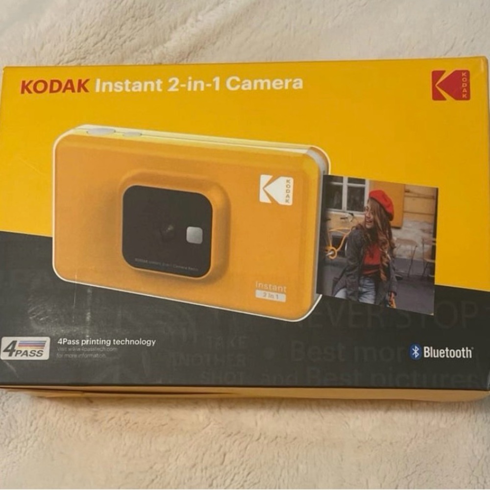 Kodak Instant 2-in-1 Camera - Bright Yellow